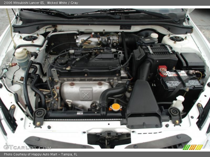 Wicked White / Gray 2006 Mitsubishi Lancer ES