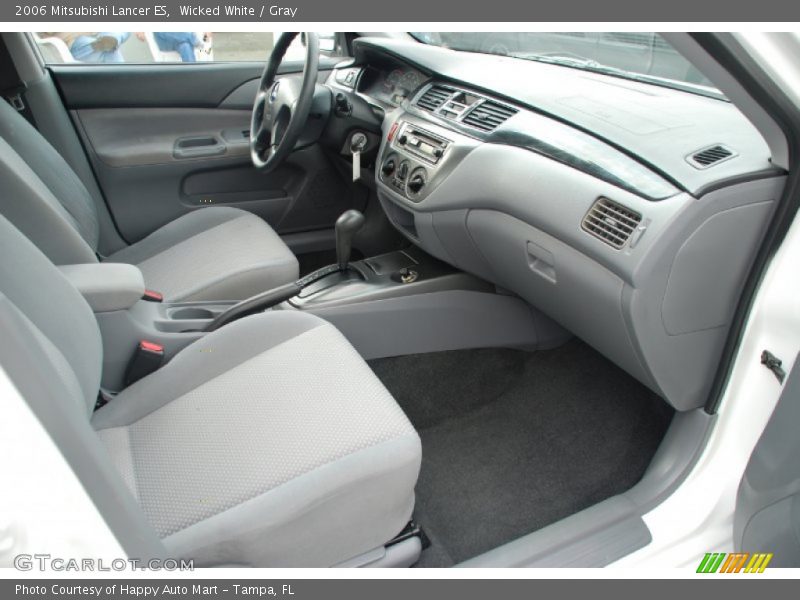 Wicked White / Gray 2006 Mitsubishi Lancer ES