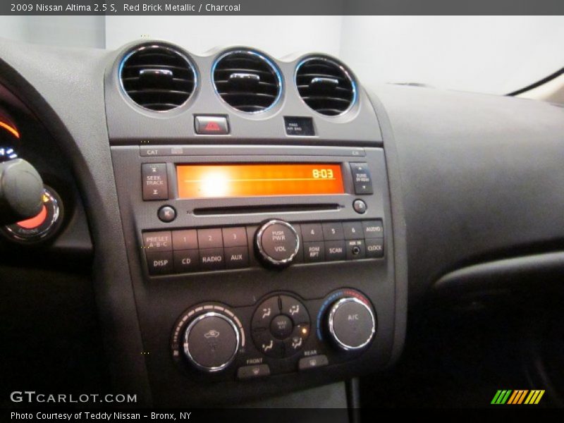 Red Brick Metallic / Charcoal 2009 Nissan Altima 2.5 S