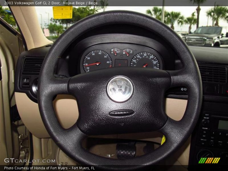  2003 Golf GL 2 Door Steering Wheel