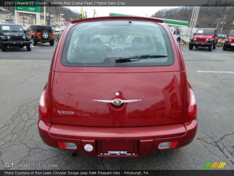 Inferno Red Crystal Pearl / Pastel Slate Gray 2007 Chrysler PT Cruiser