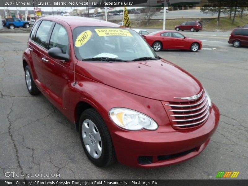 Inferno Red Crystal Pearl / Pastel Slate Gray 2007 Chrysler PT Cruiser