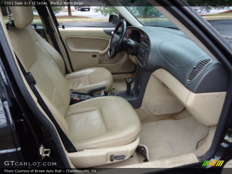Front Seat of 2001 9-3 SE Sedan