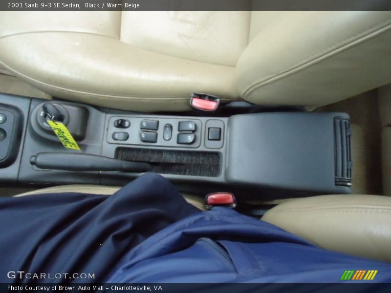 Black / Warm Beige 2001 Saab 9-3 SE Sedan