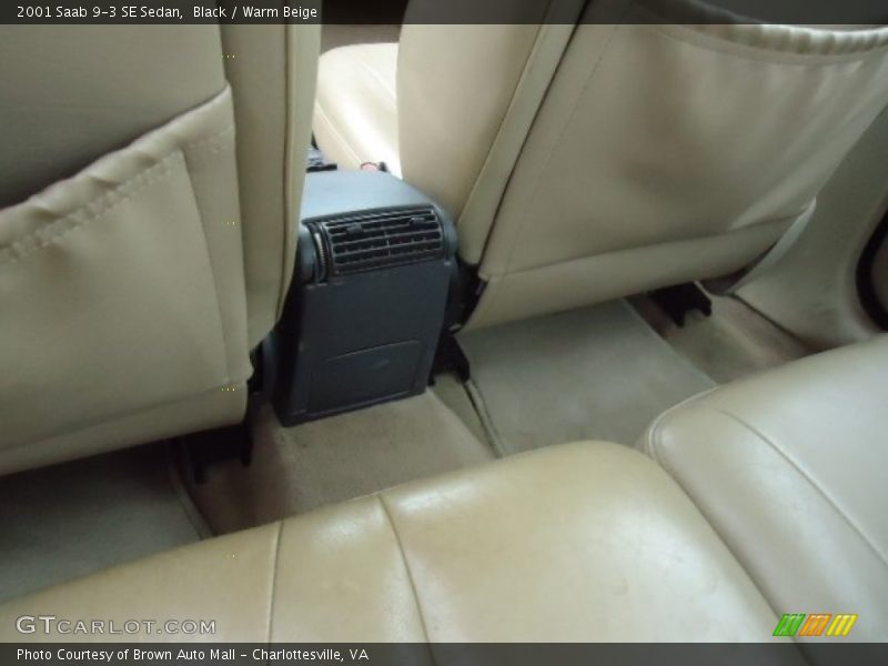 Black / Warm Beige 2001 Saab 9-3 SE Sedan