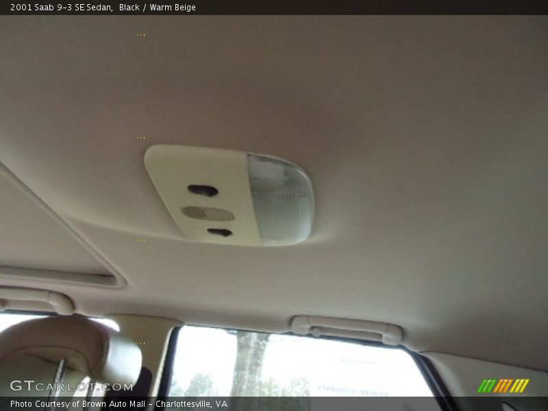 Black / Warm Beige 2001 Saab 9-3 SE Sedan