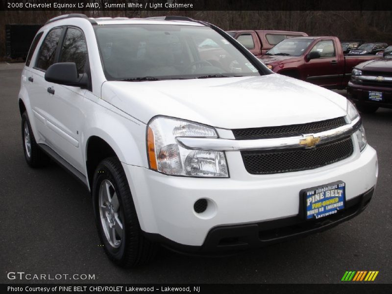 Summit White / Light Cashmere 2008 Chevrolet Equinox LS AWD