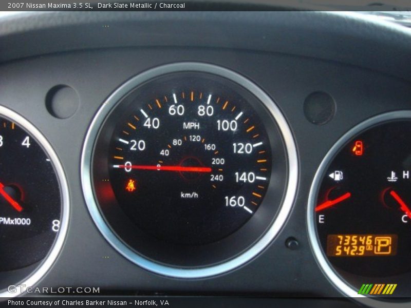 Dark Slate Metallic / Charcoal 2007 Nissan Maxima 3.5 SL