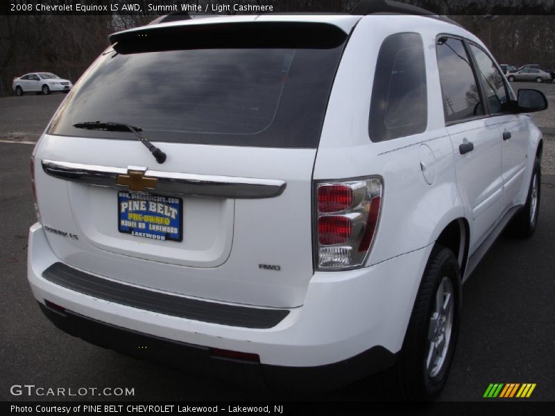 Summit White / Light Cashmere 2008 Chevrolet Equinox LS AWD