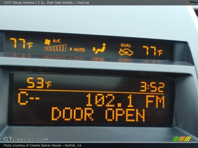 Dark Slate Metallic / Charcoal 2007 Nissan Maxima 3.5 SL