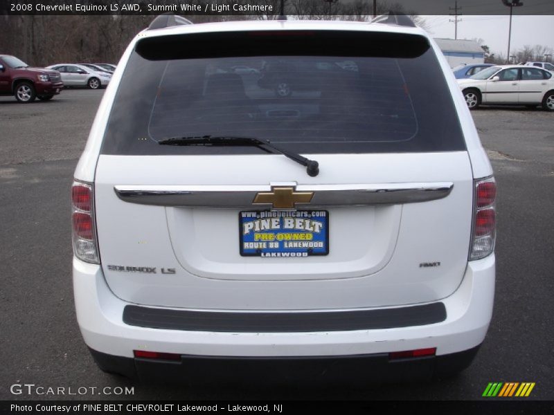 Summit White / Light Cashmere 2008 Chevrolet Equinox LS AWD