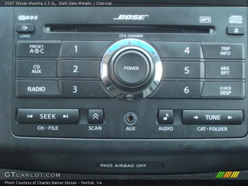 Dark Slate Metallic / Charcoal 2007 Nissan Maxima 3.5 SL