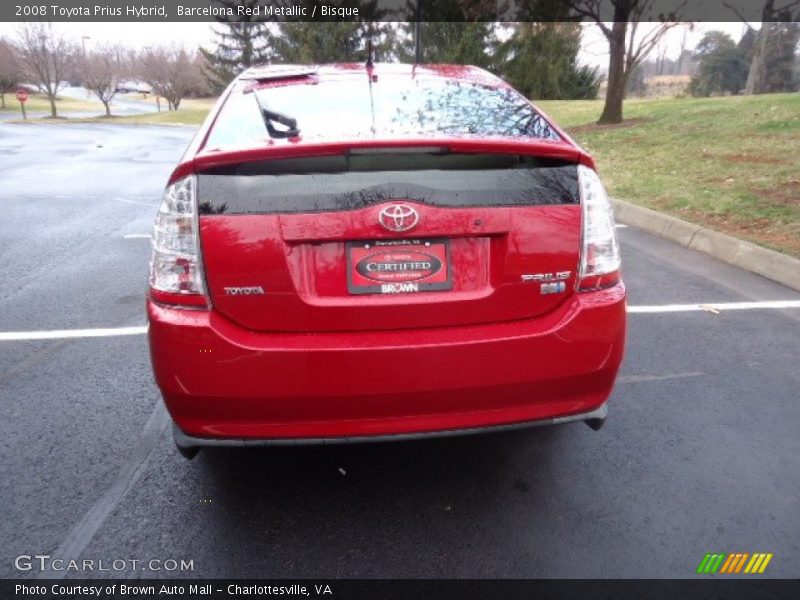 Barcelona Red Metallic / Bisque 2008 Toyota Prius Hybrid