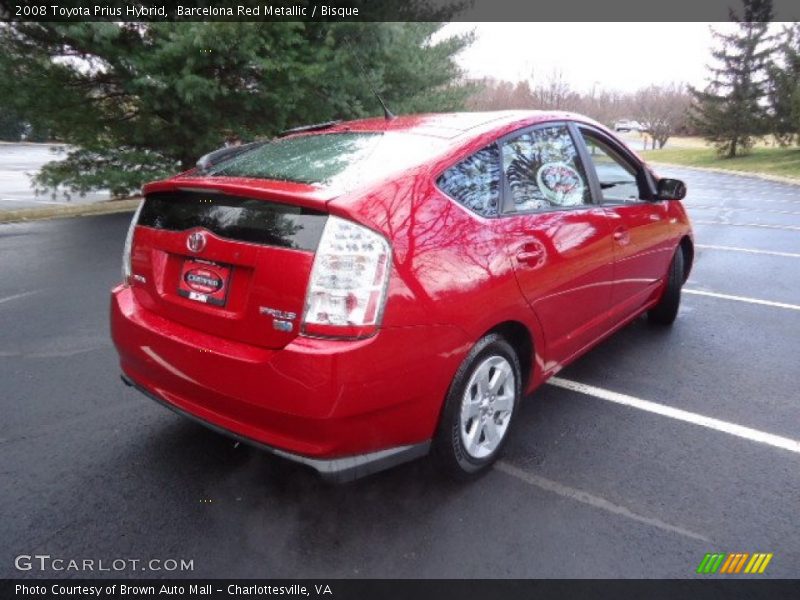 Barcelona Red Metallic / Bisque 2008 Toyota Prius Hybrid