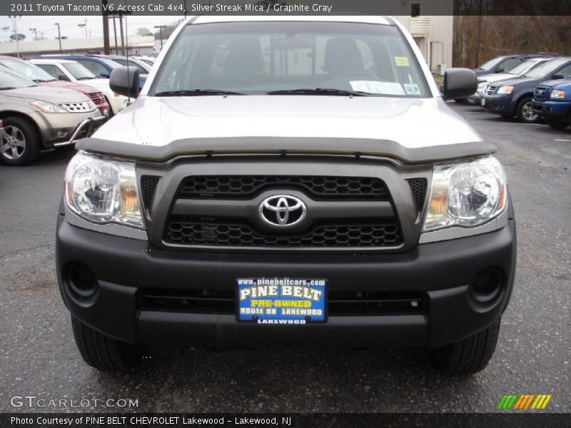 Silver Streak Mica / Graphite Gray 2011 Toyota Tacoma V6 Access Cab 4x4