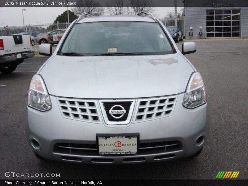 Silver Ice / Black 2009 Nissan Rogue S