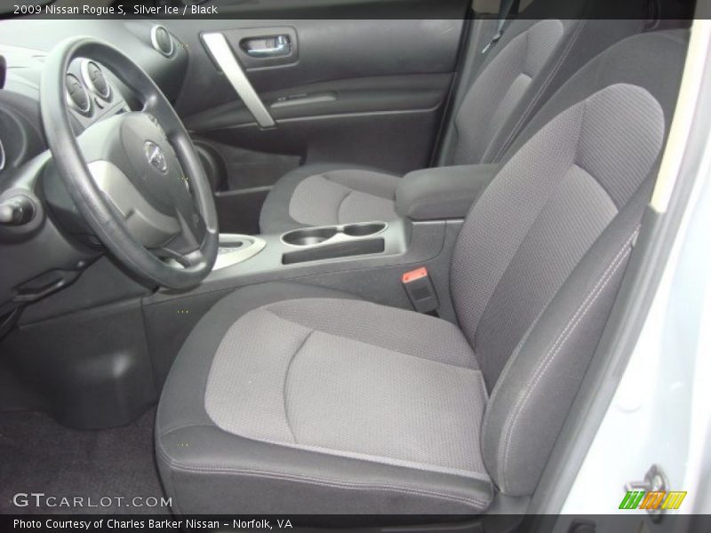 Silver Ice / Black 2009 Nissan Rogue S
