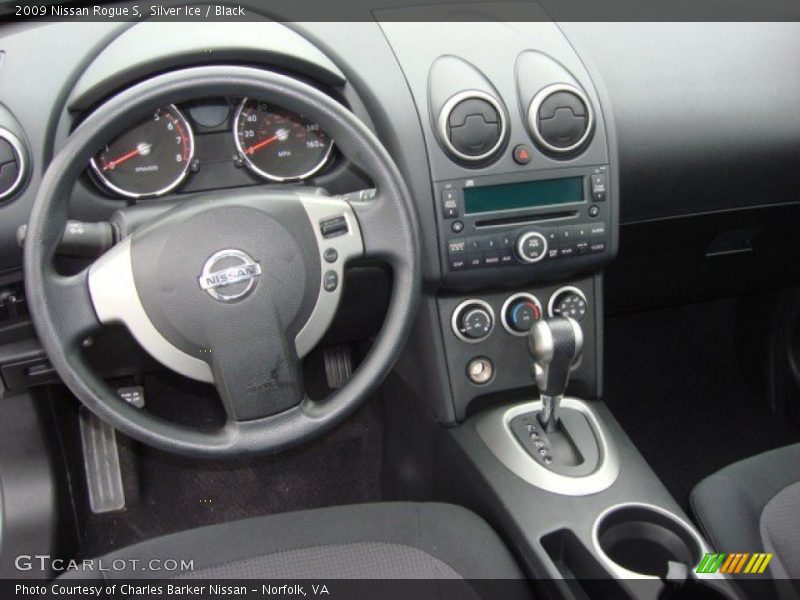 Silver Ice / Black 2009 Nissan Rogue S