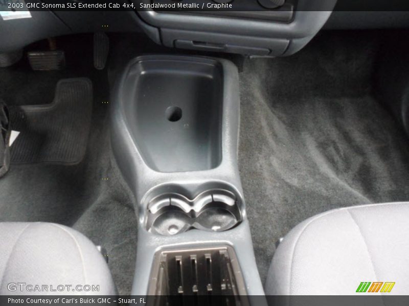 Sandalwood Metallic / Graphite 2003 GMC Sonoma SLS Extended Cab 4x4