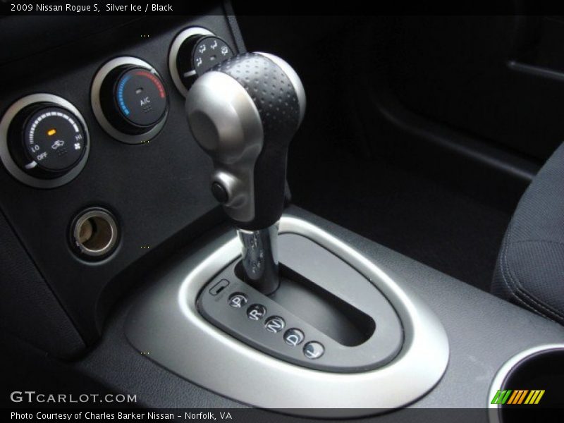 Silver Ice / Black 2009 Nissan Rogue S