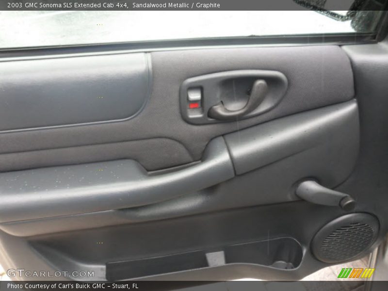 Sandalwood Metallic / Graphite 2003 GMC Sonoma SLS Extended Cab 4x4