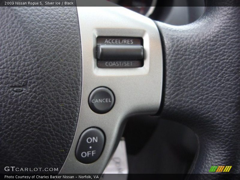 Silver Ice / Black 2009 Nissan Rogue S