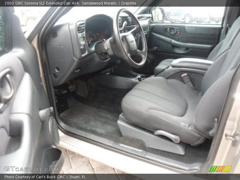 Sandalwood Metallic / Graphite 2003 GMC Sonoma SLS Extended Cab 4x4