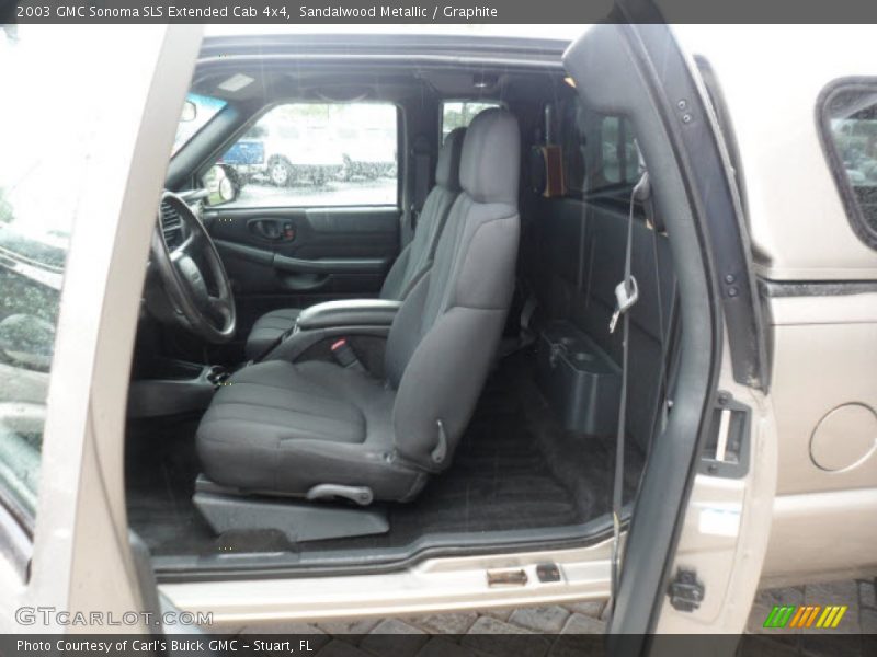 Sandalwood Metallic / Graphite 2003 GMC Sonoma SLS Extended Cab 4x4