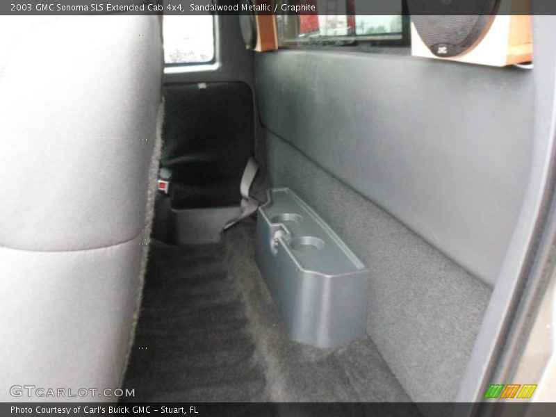 Sandalwood Metallic / Graphite 2003 GMC Sonoma SLS Extended Cab 4x4