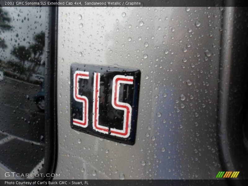 Sandalwood Metallic / Graphite 2003 GMC Sonoma SLS Extended Cab 4x4