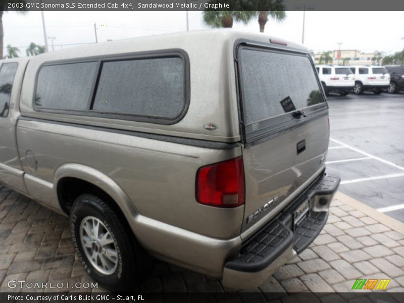 Sandalwood Metallic / Graphite 2003 GMC Sonoma SLS Extended Cab 4x4