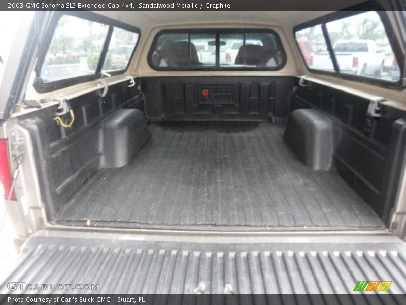 Sandalwood Metallic / Graphite 2003 GMC Sonoma SLS Extended Cab 4x4