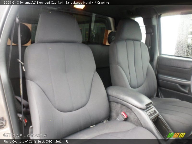 Sandalwood Metallic / Graphite 2003 GMC Sonoma SLS Extended Cab 4x4