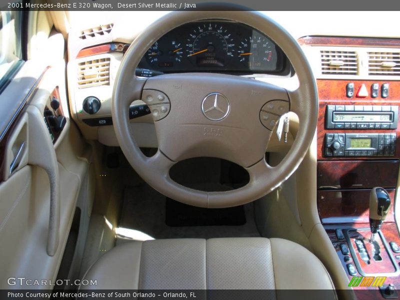 Desert Silver Metallic / Java 2001 Mercedes-Benz E 320 Wagon