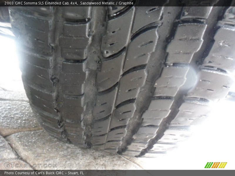 Sandalwood Metallic / Graphite 2003 GMC Sonoma SLS Extended Cab 4x4