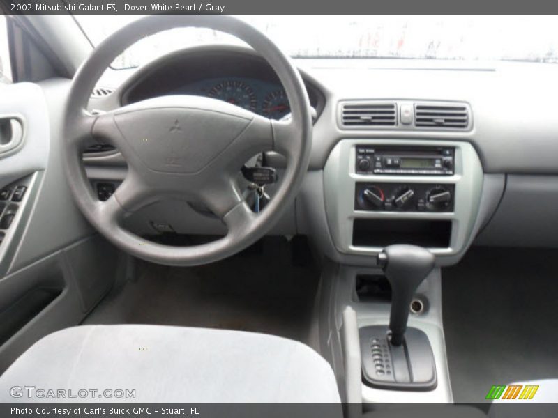 Dover White Pearl / Gray 2002 Mitsubishi Galant ES