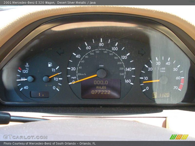 Desert Silver Metallic / Java 2001 Mercedes-Benz E 320 Wagon
