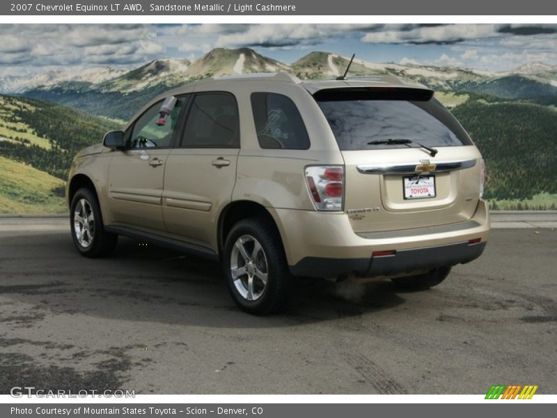 Sandstone Metallic / Light Cashmere 2007 Chevrolet Equinox LT AWD