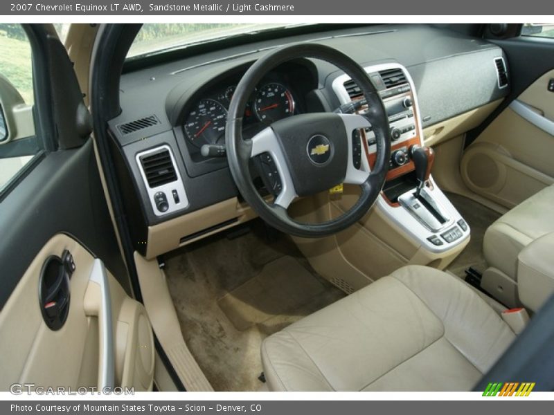 Sandstone Metallic / Light Cashmere 2007 Chevrolet Equinox LT AWD