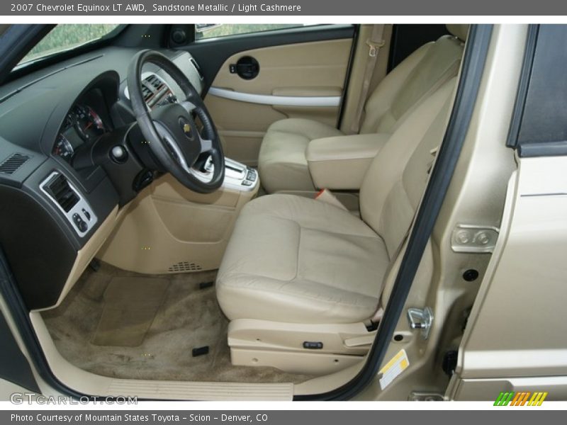 Sandstone Metallic / Light Cashmere 2007 Chevrolet Equinox LT AWD