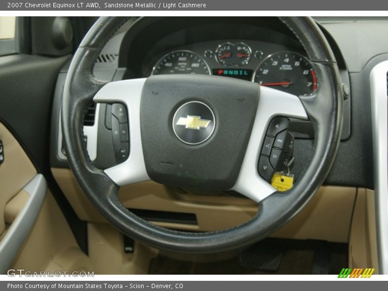 Sandstone Metallic / Light Cashmere 2007 Chevrolet Equinox LT AWD
