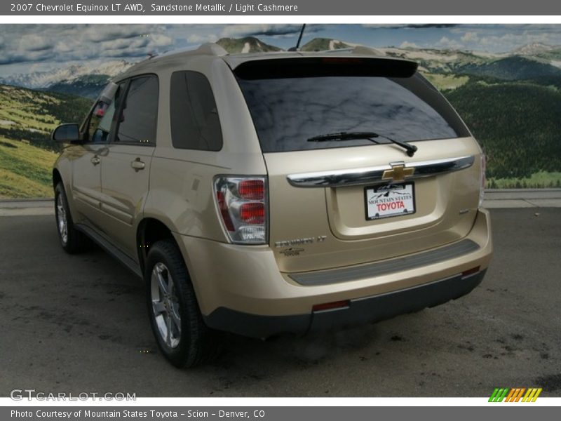 Sandstone Metallic / Light Cashmere 2007 Chevrolet Equinox LT AWD