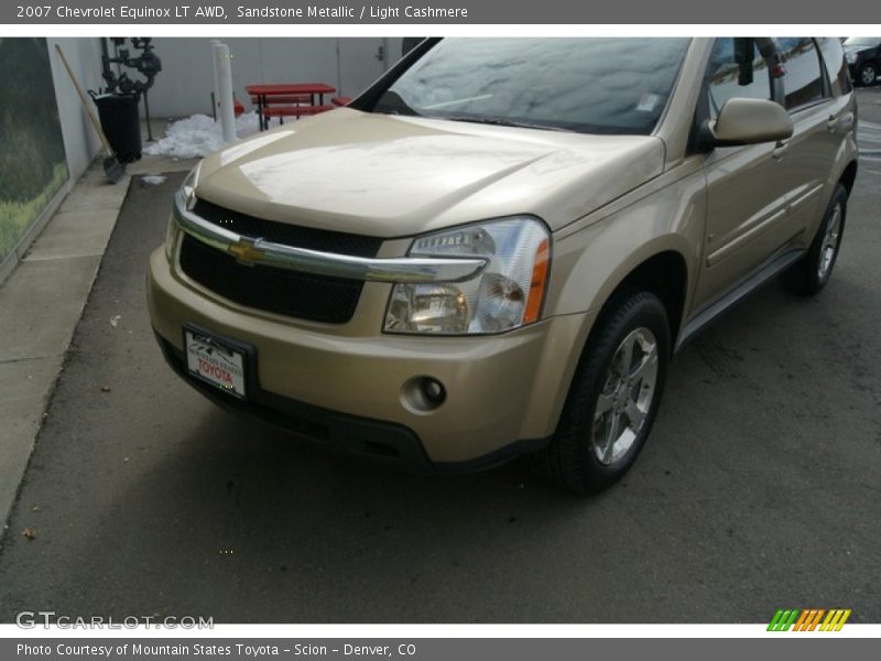 Sandstone Metallic / Light Cashmere 2007 Chevrolet Equinox LT AWD