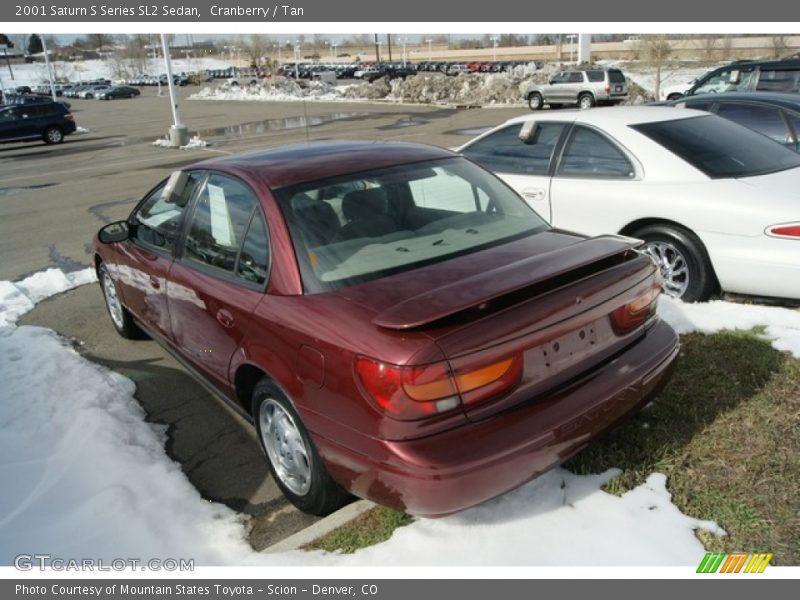 Cranberry / Tan 2001 Saturn S Series SL2 Sedan