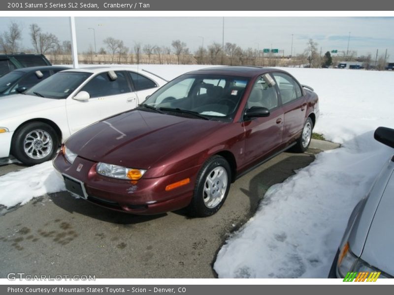 Cranberry / Tan 2001 Saturn S Series SL2 Sedan