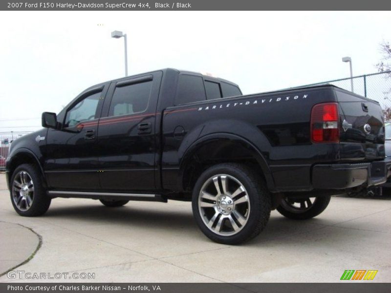 Black / Black 2007 Ford F150 Harley-Davidson SuperCrew 4x4
