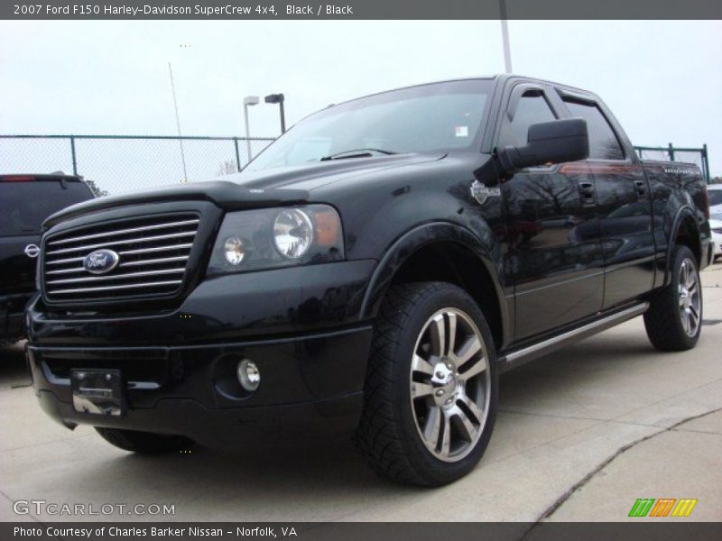 Black / Black 2007 Ford F150 Harley-Davidson SuperCrew 4x4