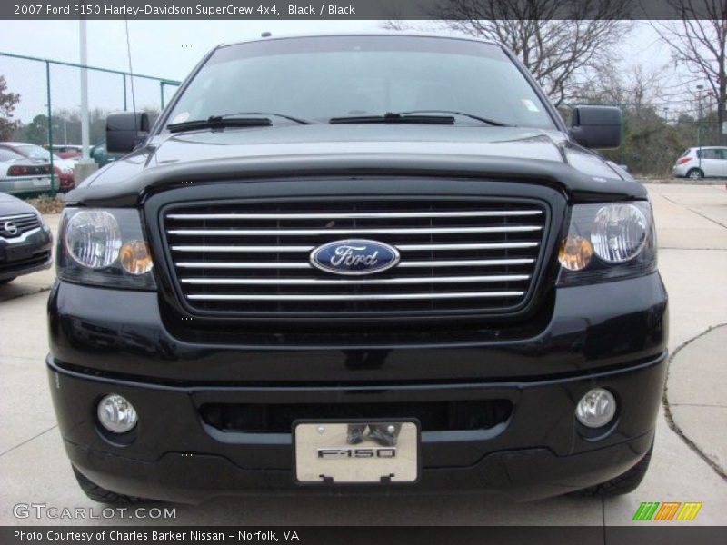Black / Black 2007 Ford F150 Harley-Davidson SuperCrew 4x4