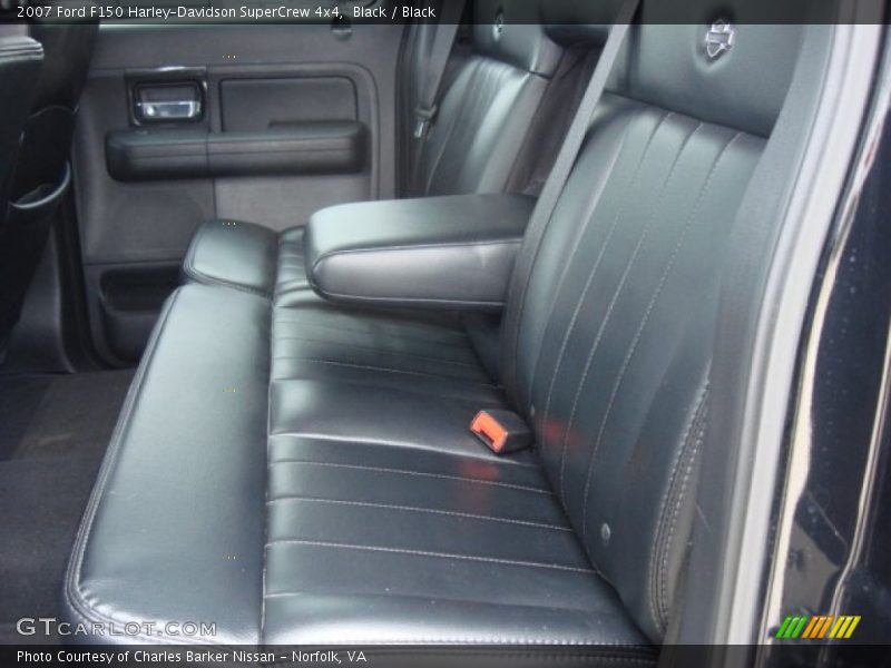  2007 F150 Harley-Davidson SuperCrew 4x4 Black Interior
