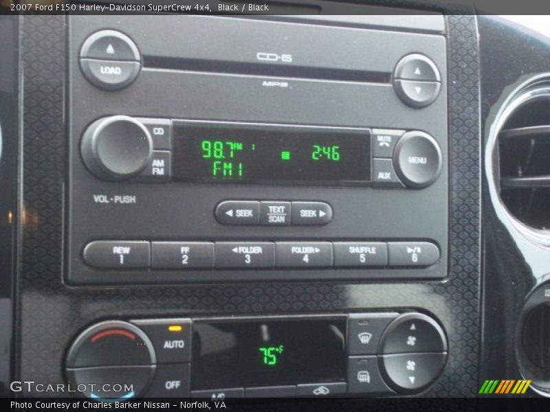 Black / Black 2007 Ford F150 Harley-Davidson SuperCrew 4x4